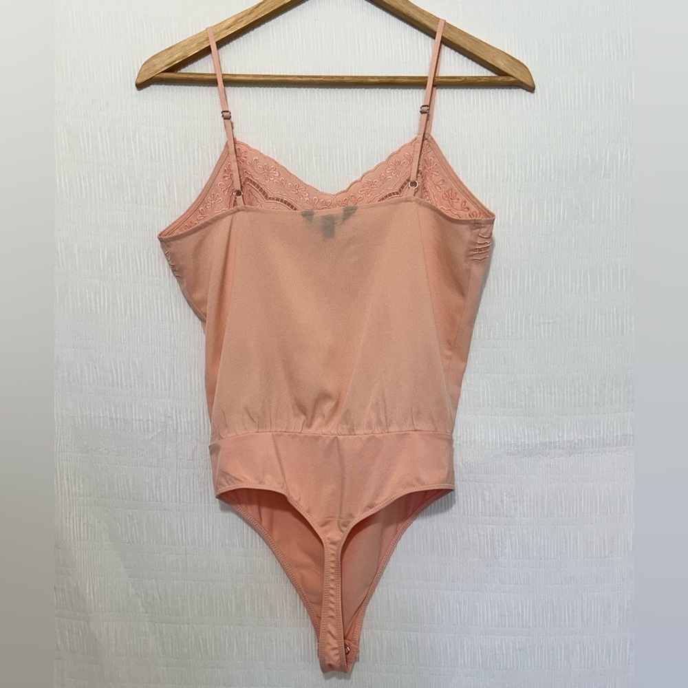 Express Pink Lace Trim Chemise - Picture 4 of 6